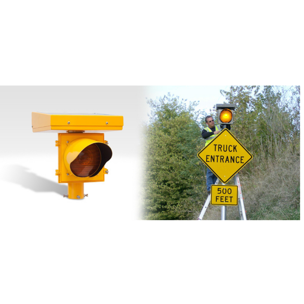 Beacon: Advanced Warning Flashing Beacon & 24 Hour Flashing Yellow Lights -  Coral Sales