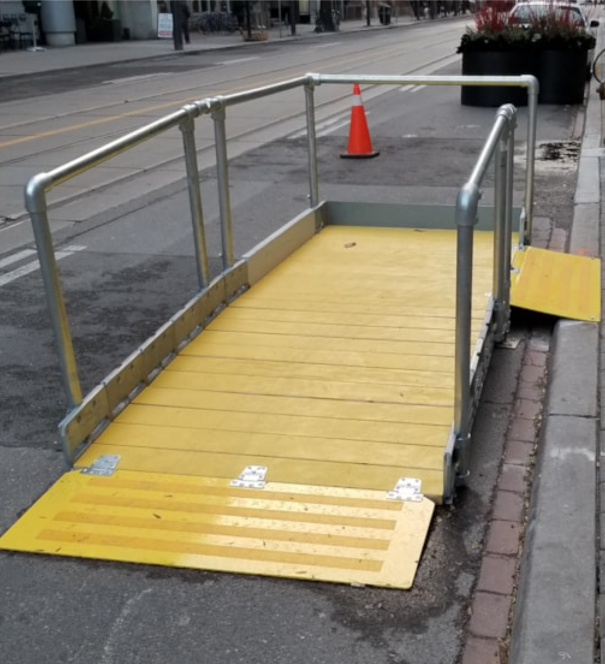 Temporary Ramped Edge Boardwalk Temporary Pedestrian Modular Ramp – Coral Sales