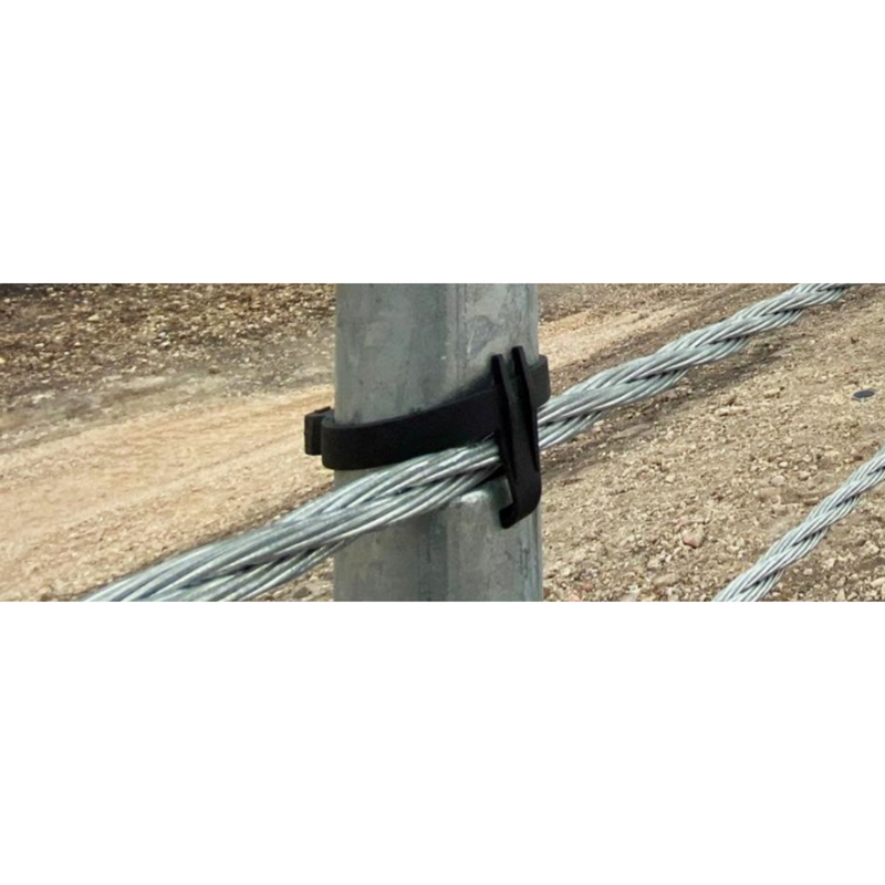 Threaded Wire Post O-Post Wire Rope Safety Barrier (MASH) - Coral Sales