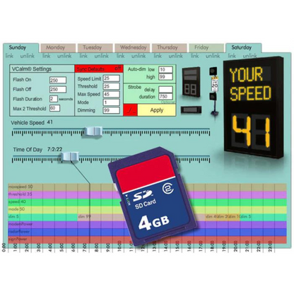 VCalm L Series Radar Speed Sign